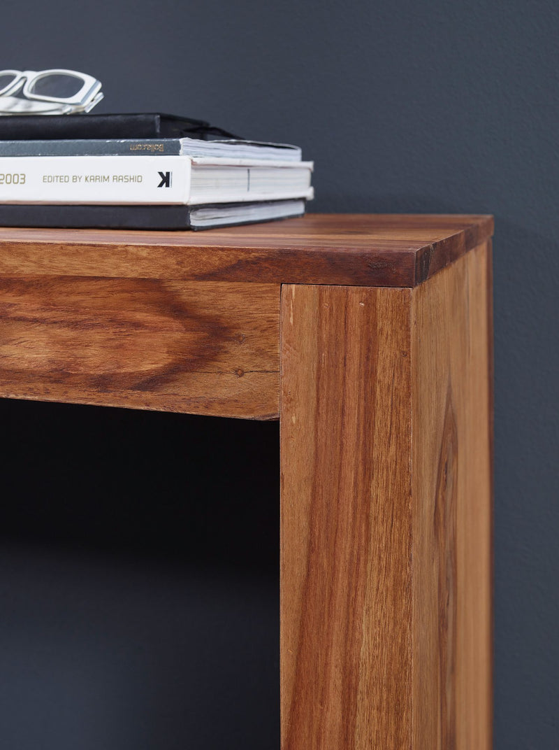 Konsolentisch Sheesham Massivholz 115x40x75cm Modern Naturholz