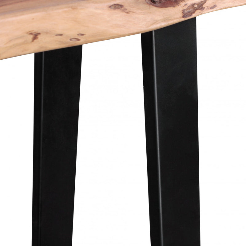 Konsolentisch GAYA 120cm Akazie Massivholz Landhausstil Baumkante
