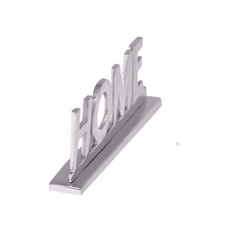 Deko Schriftzug Aluminium Silber 22cm Wohnzimmer Esszimmer