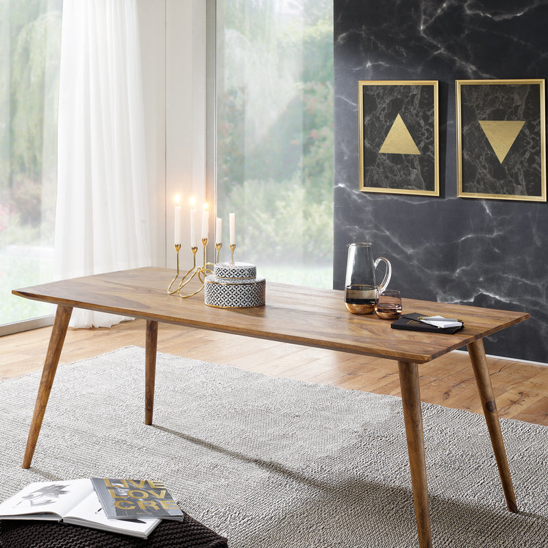 Esszimmertisch REPA 180x80x76cm Sheesham Massivholz Landhausstil
