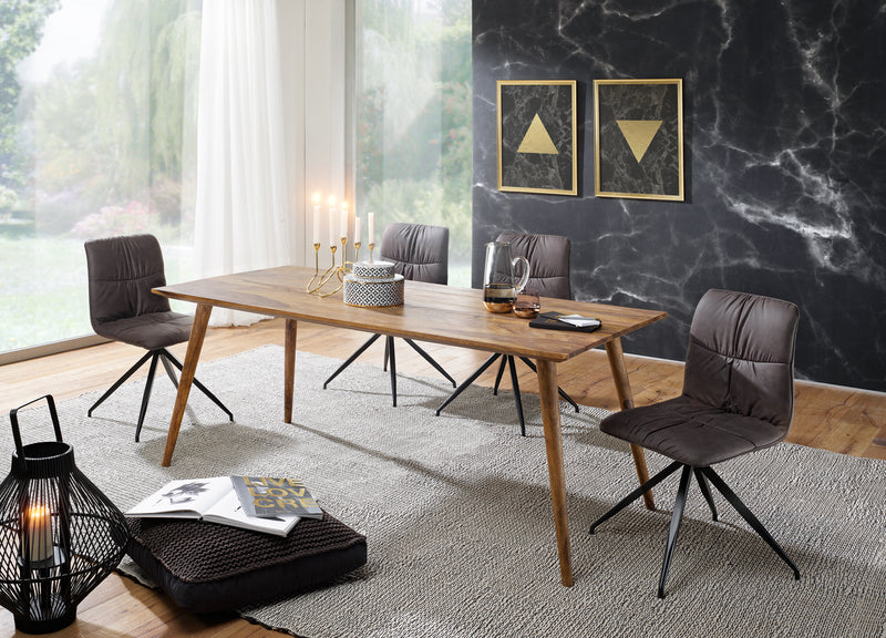 Esszimmertisch REPA 180x80x76cm Sheesham Massivholz Landhausstil