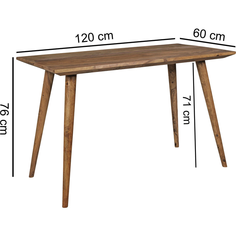Esstisch REPA 120x60x76cm Sheesham Massivholz Landhaus rustikal