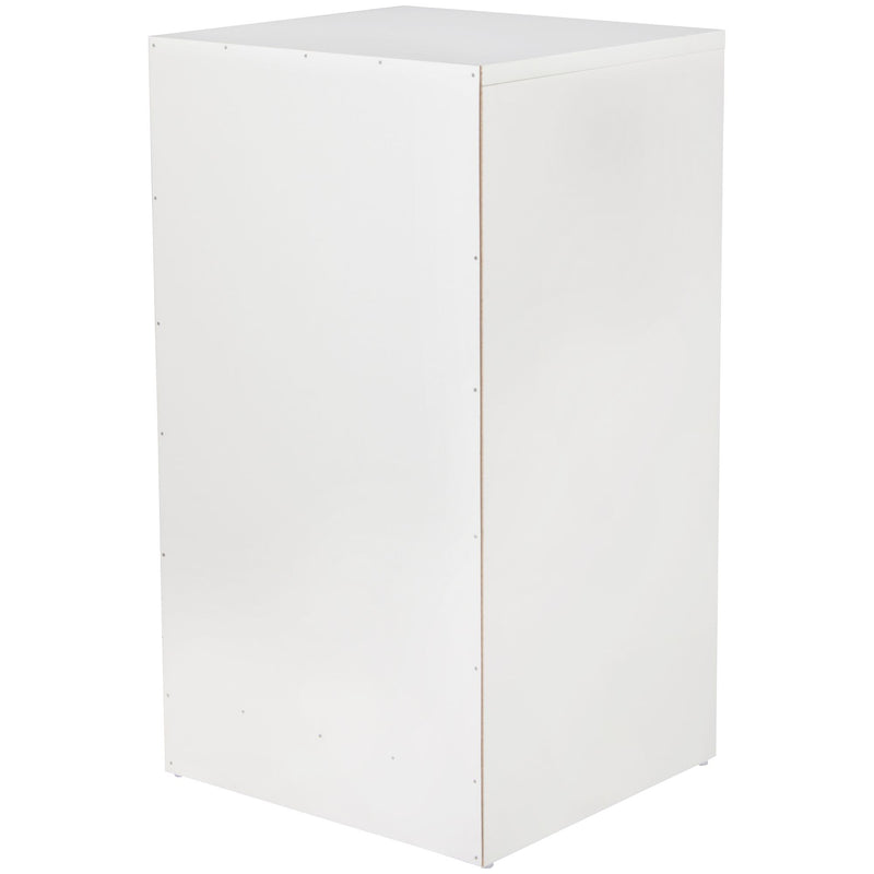 Nachtkonsole FOGGIA Holz 3 Schubladen Weiß Modern 37,5x68x35cm