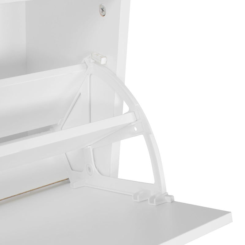 Garderobe Salerno Wandgarderobe Spiegel Schuhschrank Spanplatte Weiß