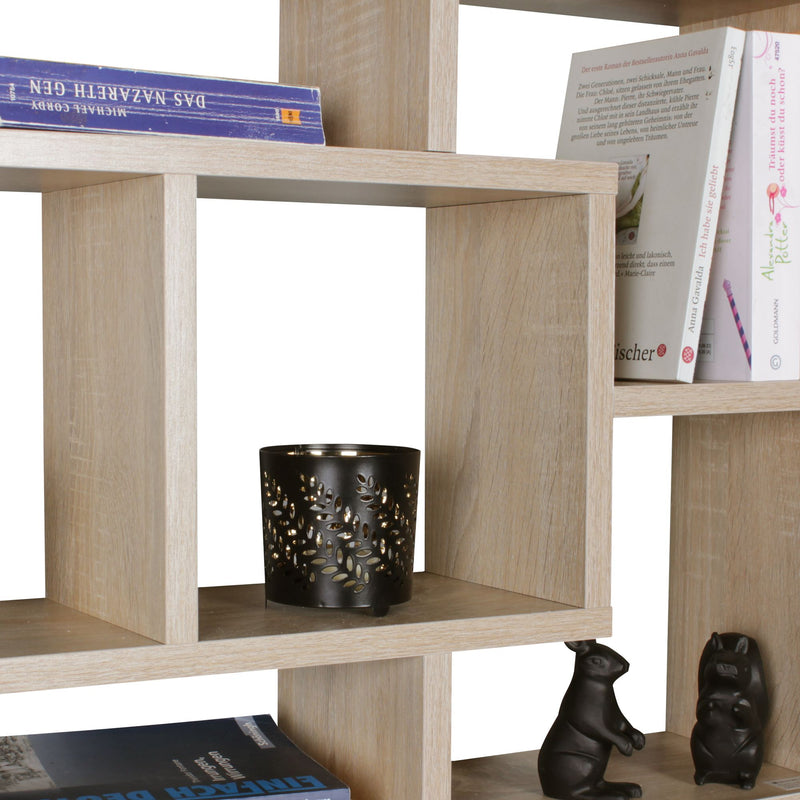 Wandregal PAOLA 85x47,5x16cm MDF Sonoma Holz modern freischwebend