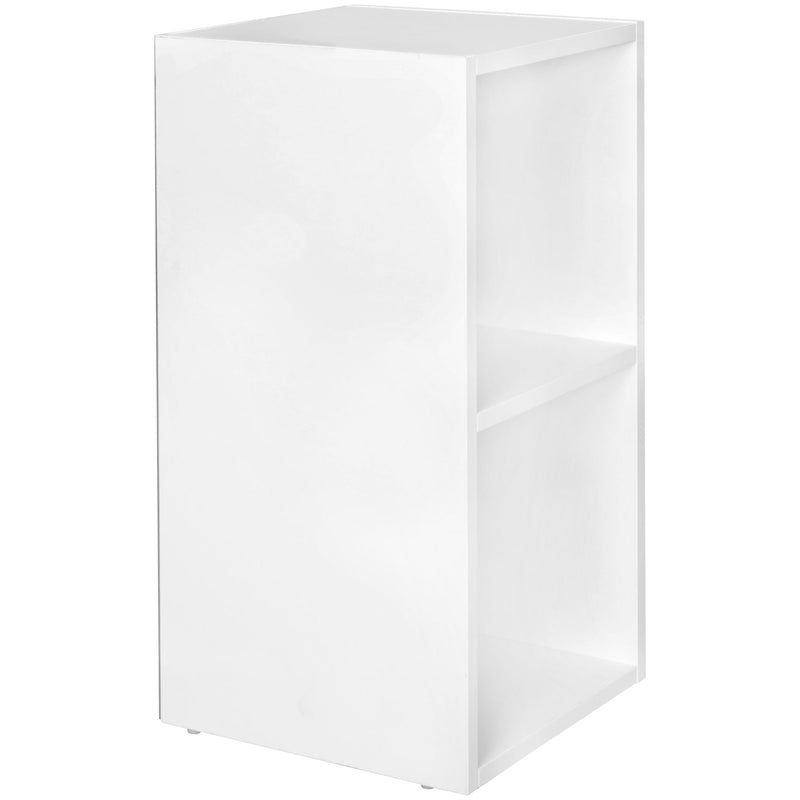 Regal WL5.175 Holz 30x60x30cm Modern Weiß 2 Ablagefächer