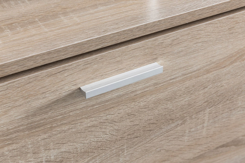 Schuhkipper SPLIT 80x47x24cm Holz Sonoma 1 Fach Flurschrank Ablage