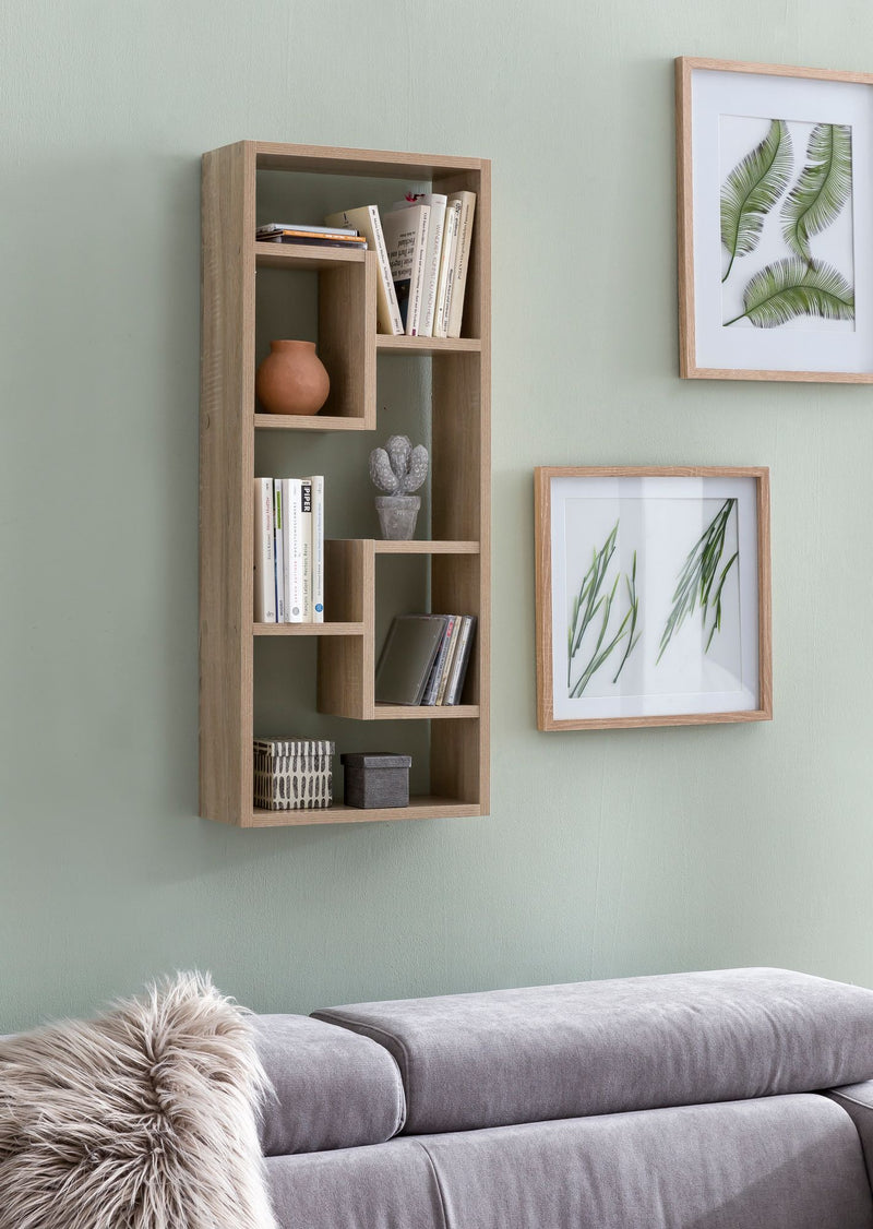 Wandregal Sonoma 36x90x13,5cm Holz modern freischwebend Regal