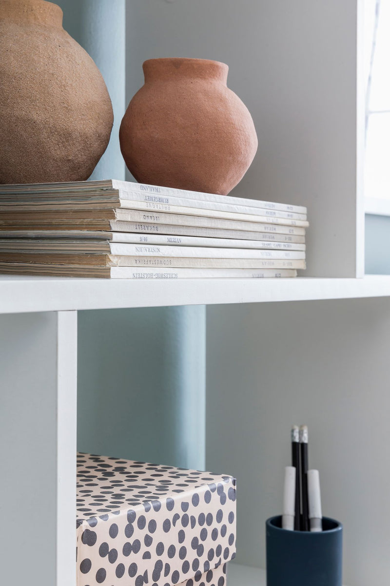 Bücherregal WL5.691 6 Fächer Weiß Spanplatte Modern Freistehend
