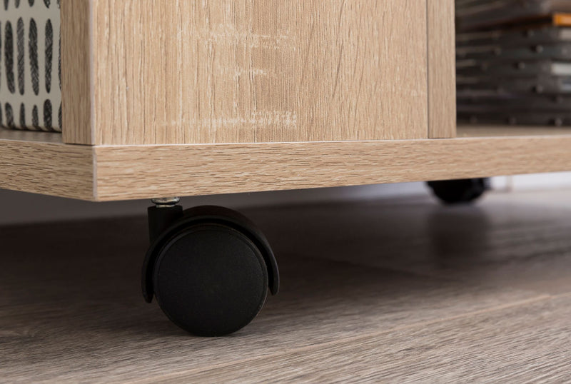 Regalwagen WL5.695 Sonoma 60x35x75cm Holz mit Rollen Modern