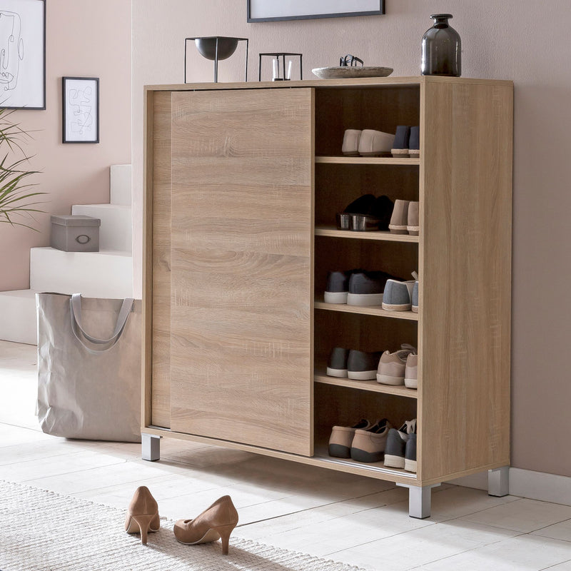 Schuhschrank WL5.713 Sonoma Holz 100x108x37,5cm 20 Paar Modern Flur