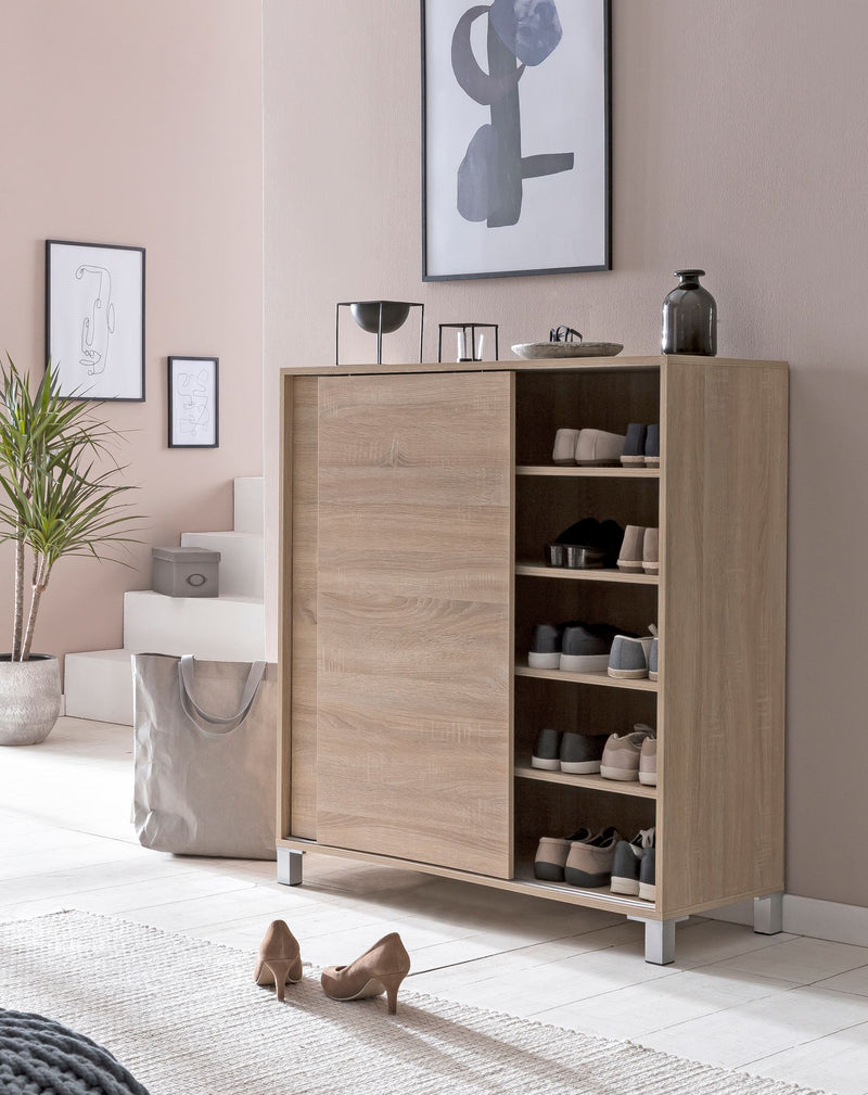 Schuhschrank WL5.713 Sonoma Holz 100x108x37,5cm 20 Paar Modern Flur