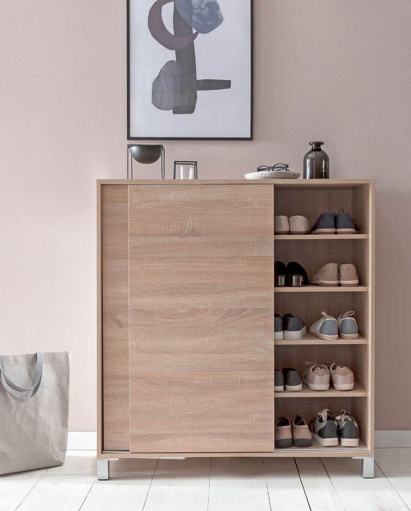 Schuhschrank WL5.713 Sonoma Holz 100x108x37,5cm 20 Paar Modern Flur