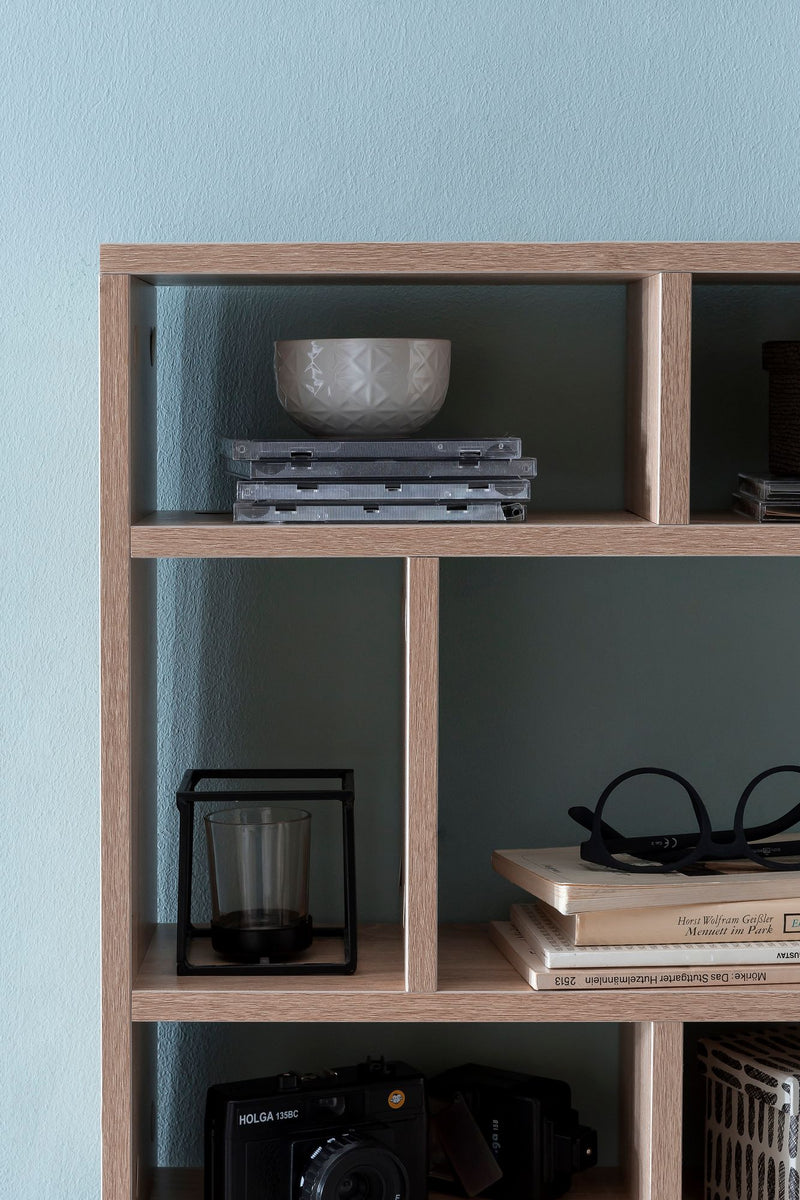 Wandregal WL5.809 Sonoma Eiche 75x51x16cm Holz Modern Schwebend