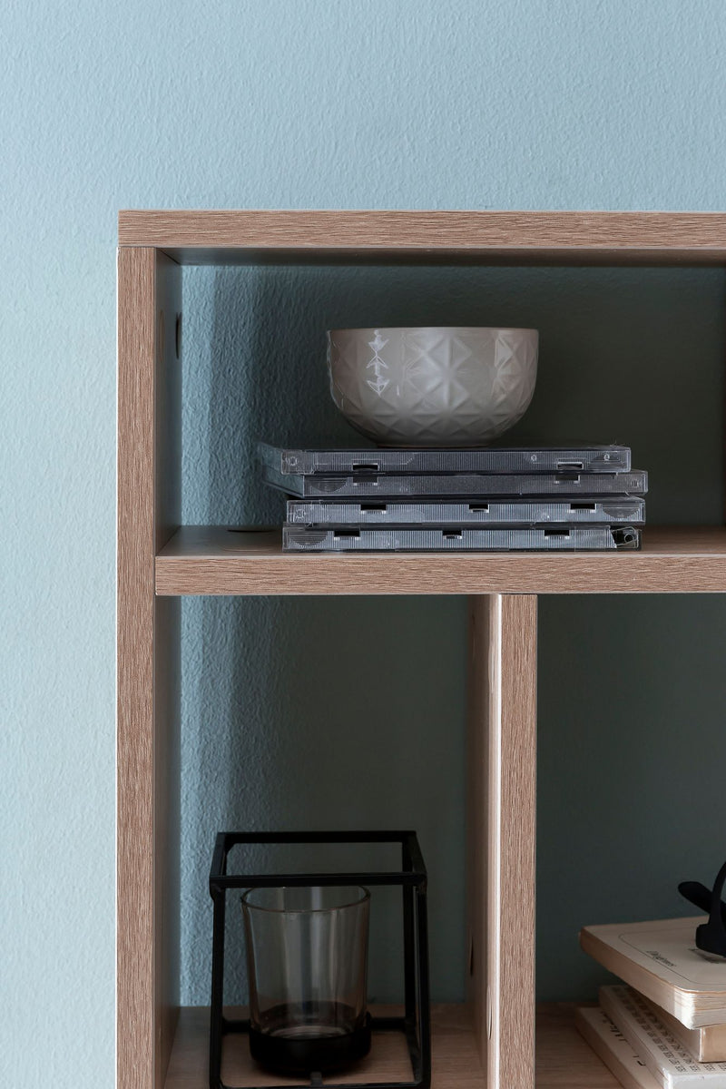 Wandregal WL5.809 Sonoma Eiche 75x51x16cm Holz Modern Schwebend