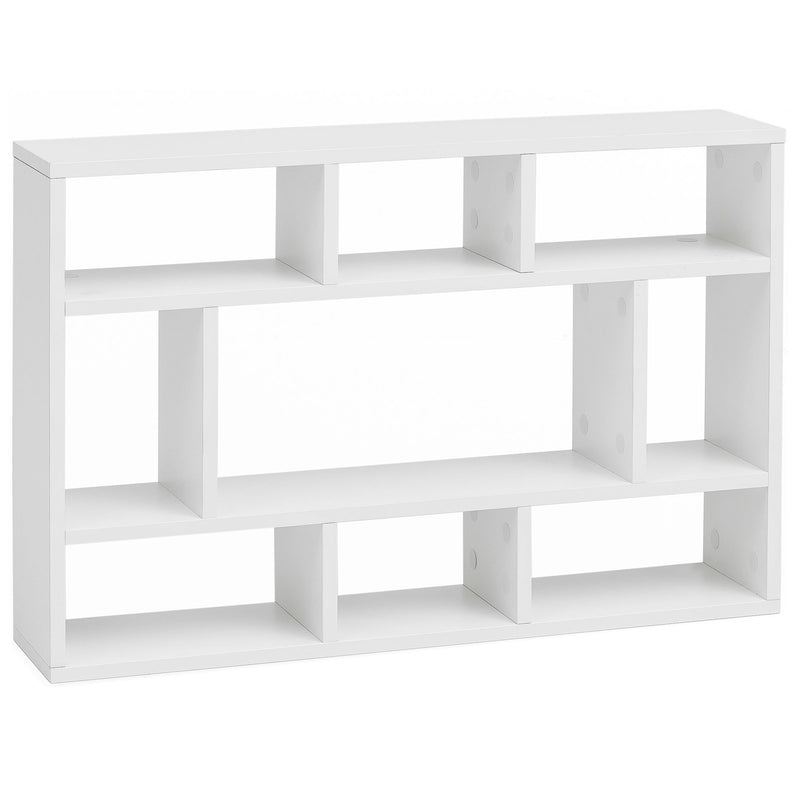 Wandregal WL5.810 Weiß 75x51x16cm Holz Modern Schwebend Wohnzimmer