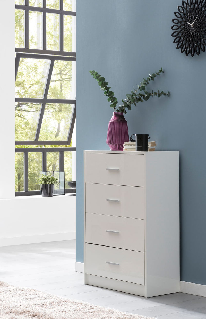 Sideboard WL5.864 Weiß Hochglanz 60x90x30cm Holz Modern Esszimmer