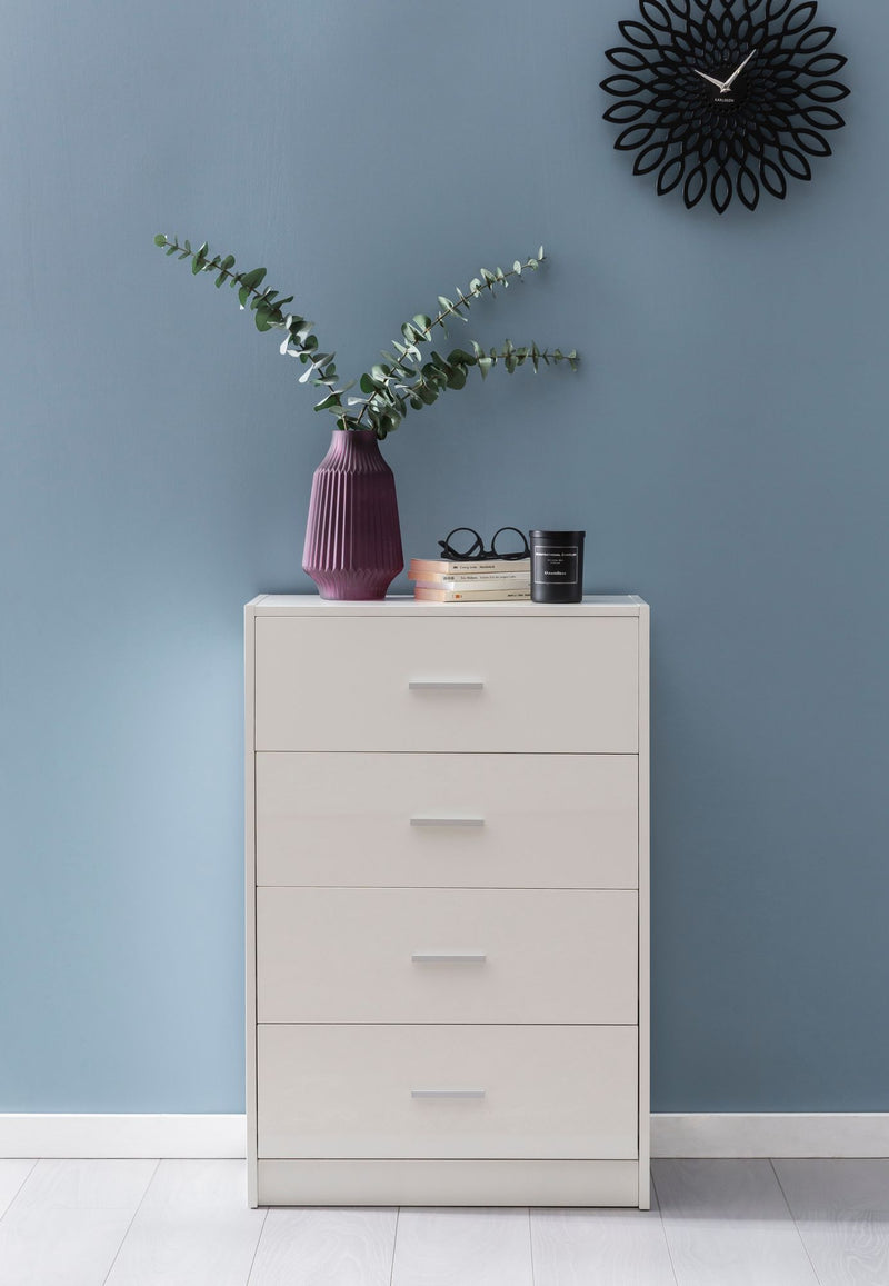 Sideboard WL5.864 Weiß Hochglanz 60x90x30cm Holz Modern Esszimmer