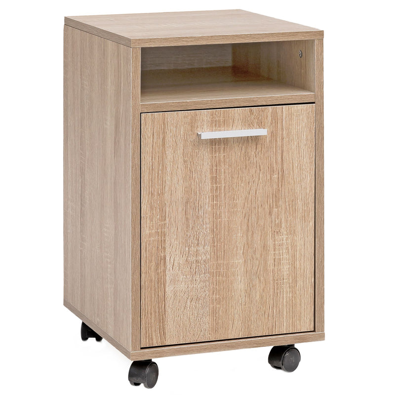 Rollcontainer Sonoma 33x60x38cm Schubladencontainer Büro mit Rollen