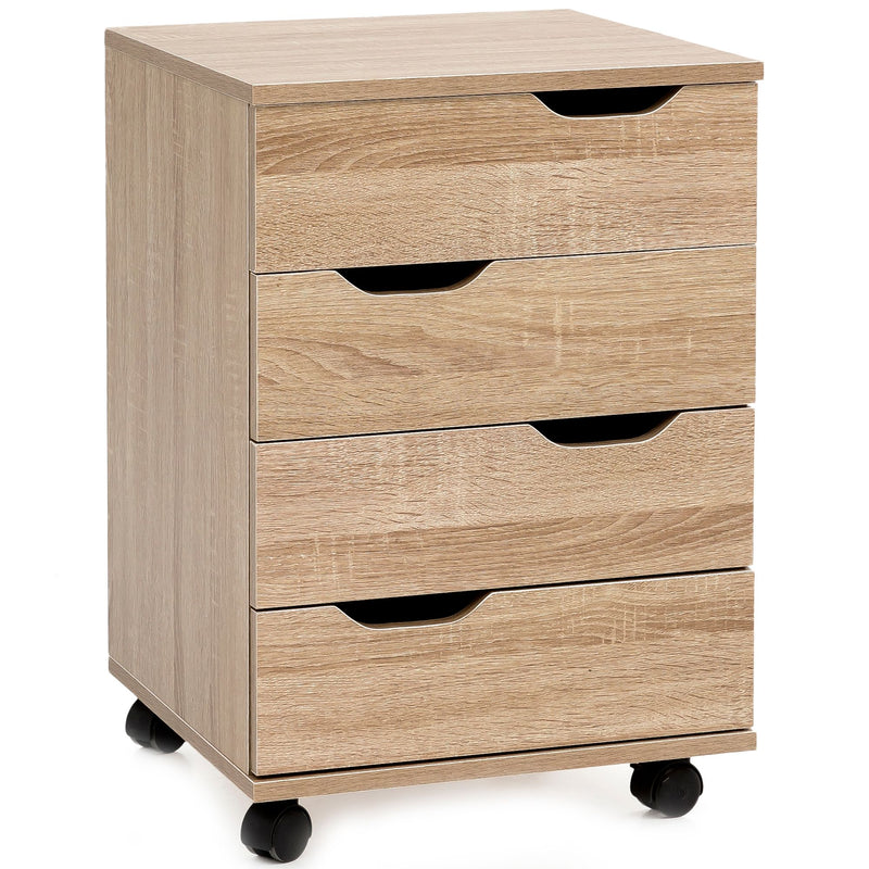 Rollcontainer Sonoma 40x60x40cm Schubladen Bürocontainer mit Rollen
