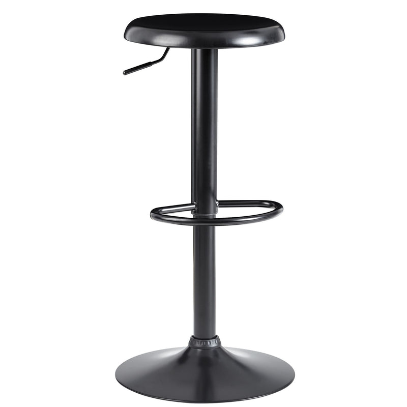 Barhocker Schwarz Metall 58-79cm Drehbar Design Küchenhocker 100kg