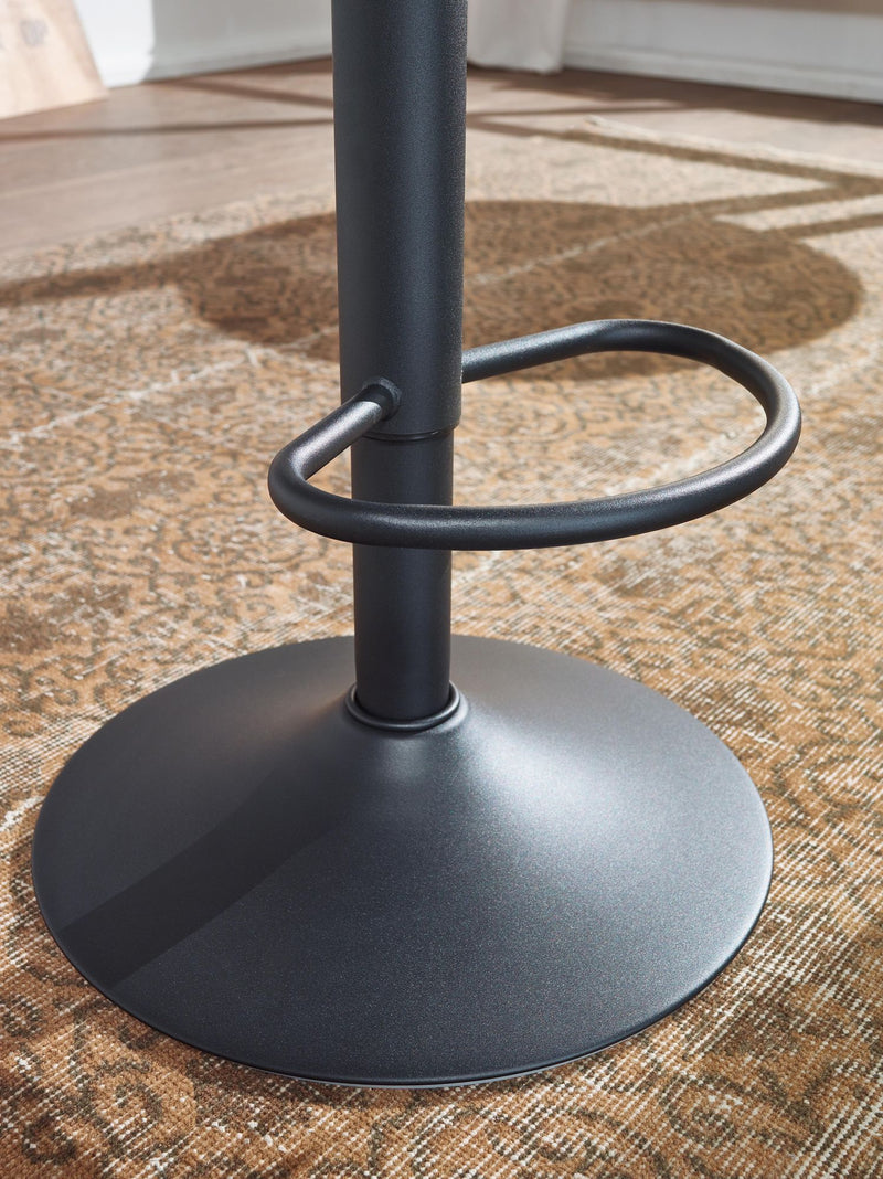 Barhocker Schwarz Metall 58-79cm Drehbar Design Küchenhocker 100kg