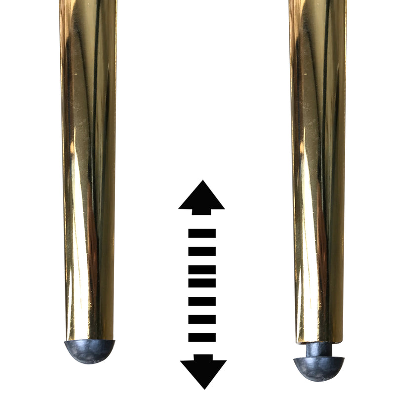 Esszimmerstuhl Tulpe Samt Grün Goldene Beine Skandinavisches Design