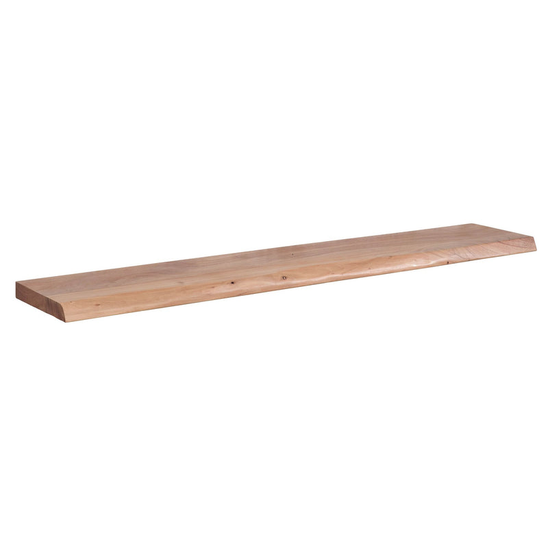 Wandregal Baumkante Akazie Massivholz 140cm Landhausstil Natur