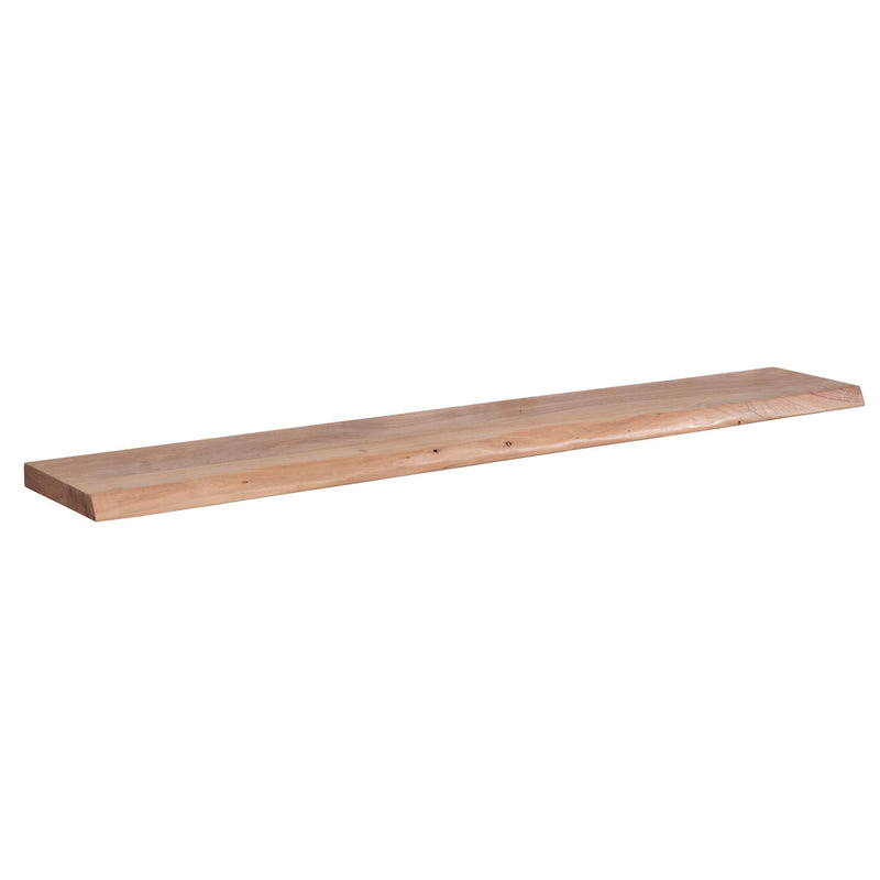 Wandregal Baumkante Akazie Massivholz 160cm Landhausstil Natur