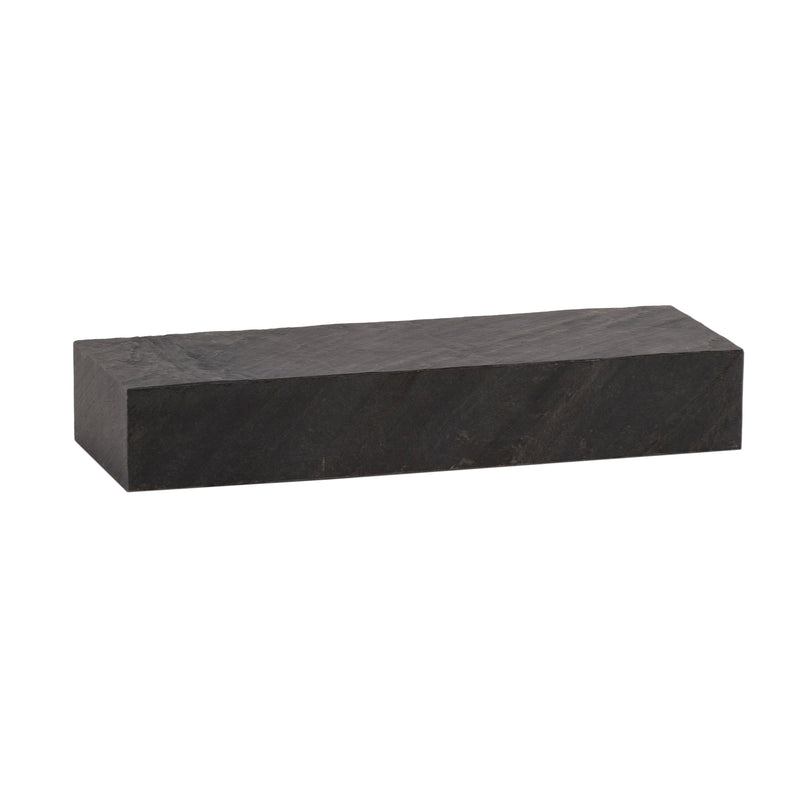 Wandregal Mango Massivholz 60x10x20cm Steinoptik Anthrazit Modern
