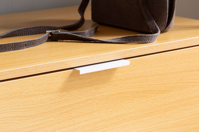 Garderobe Eiche-Dekor 152x85x44cm Flur Modern mit Schubladen & Stange