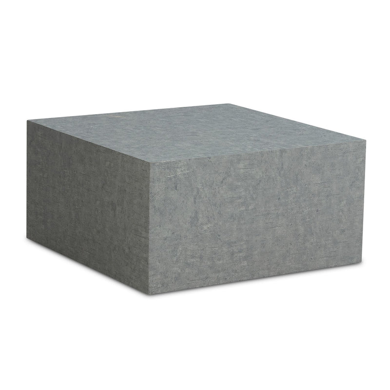 Couchtisch Monobloc 60x60x30cm Beton-Optik Grau quadratisch Cube