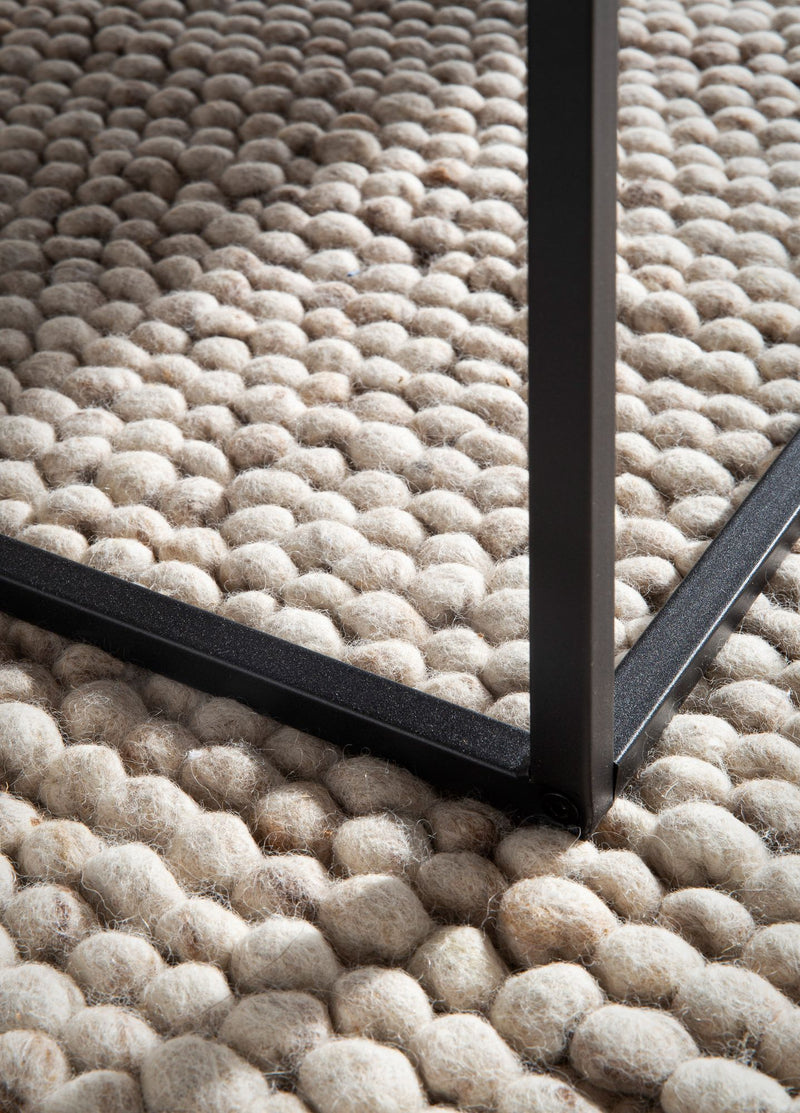 Couchtisch 60x60x38cm Marmor-Optik Schwarz Metallbeine Modern Design