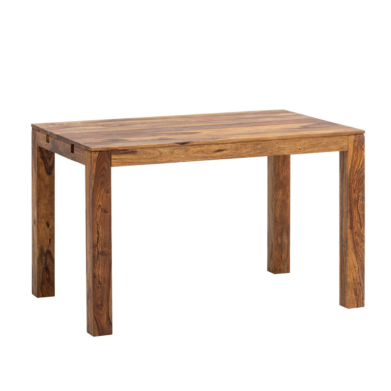 Esszimmertisch 120-200cm Sheesham Massivholz verlängerbar schlicht