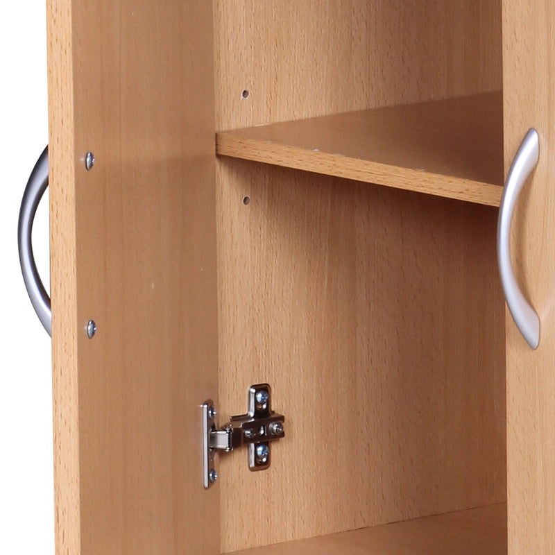 Schuhschrank 60x75x30cm Buche Optik Spanplatte modern Flurmöbel
