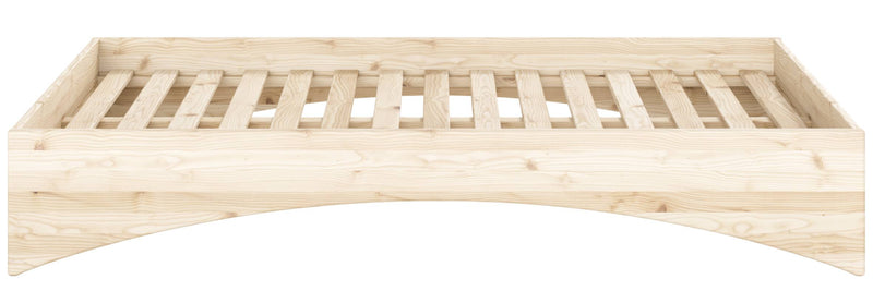 Massivholzbett ORBIT BED Raw Kiefer natur 3 Größen