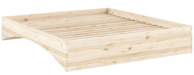 Massivholzbett ORBIT BED Raw Kiefer natur 3 Größen
