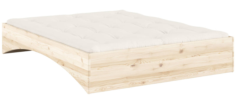 Massivholzbett ORBIT BED Raw Kiefer natur 3 Größen