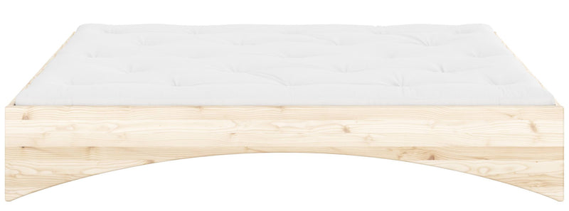 Massivholzbett ORBIT BED Raw Kiefer natur 3 Größen