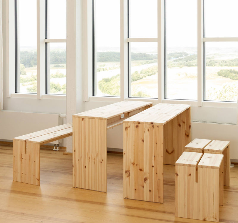 Bank Tischbank JOIN-IN Bench Raw Kiefer massiv unbehandelt von Karup