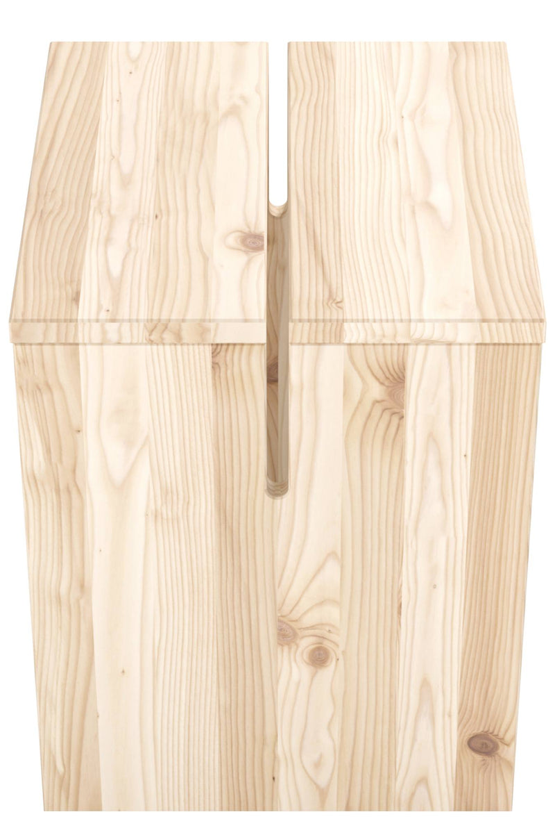 Hocker JOIN-IN Stool Raw Kiefer massiv unbehandelt von Karup