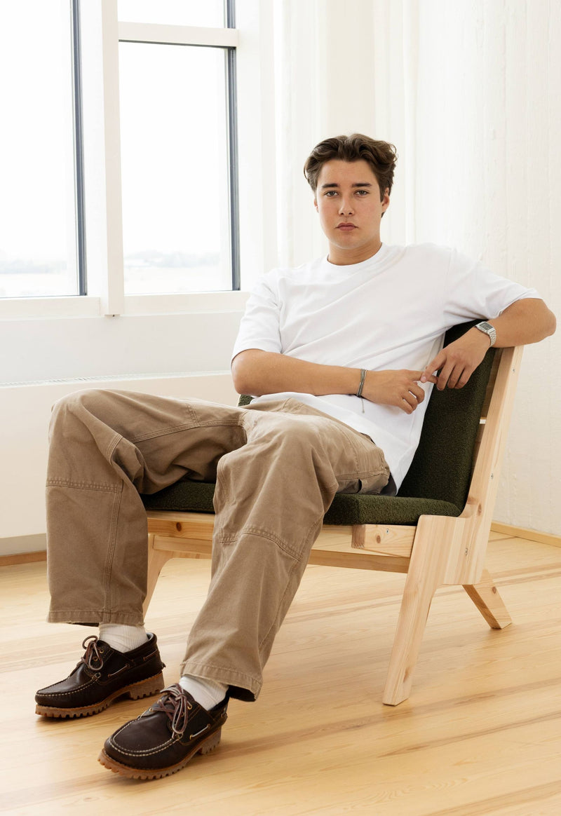 Design Sessel SWAY Lounge Chair klappbar Kiefer unbehandelt von Karup