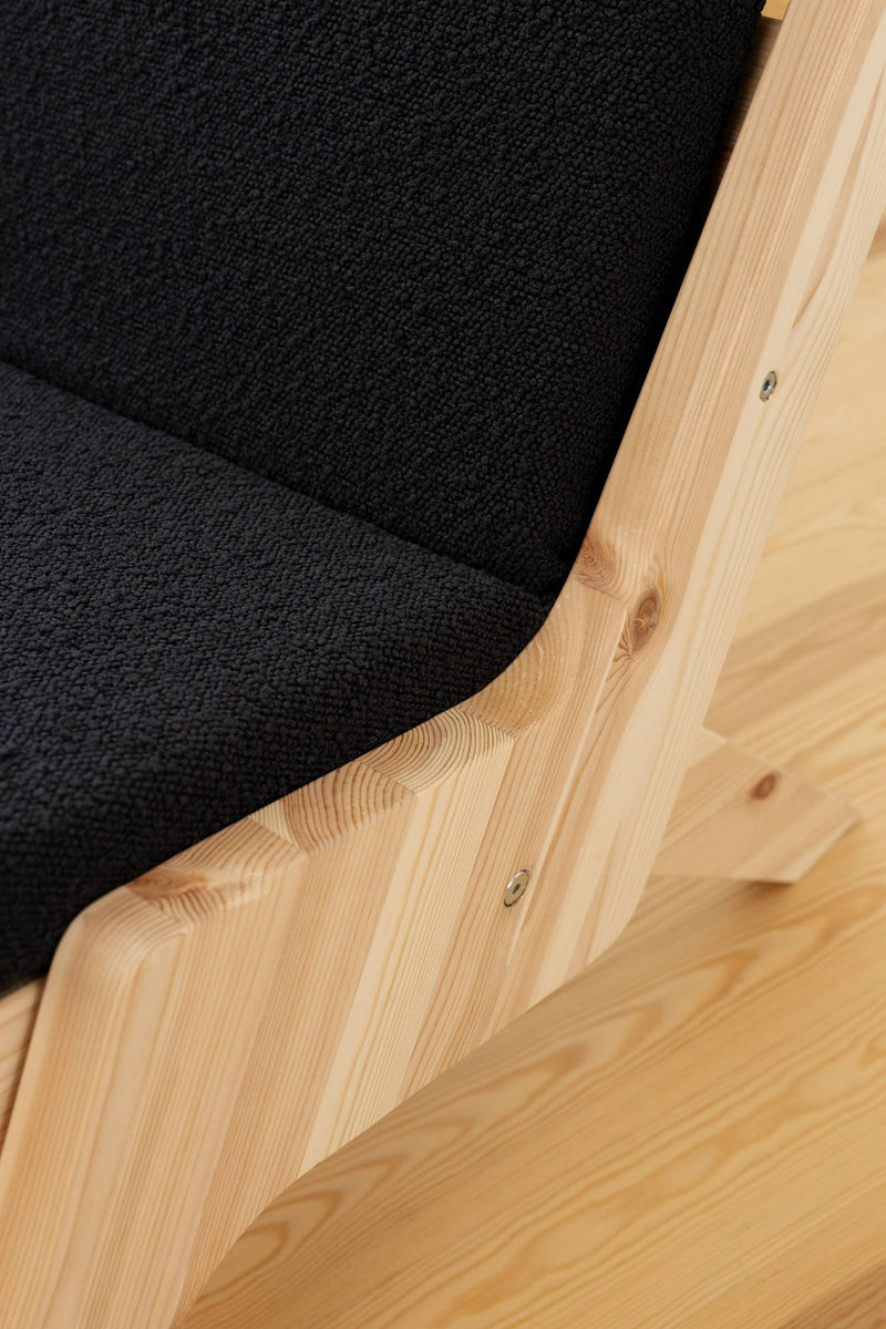Design Sessel SWAY Lounge Chair klappbar Kiefer unbehandelt von Karup