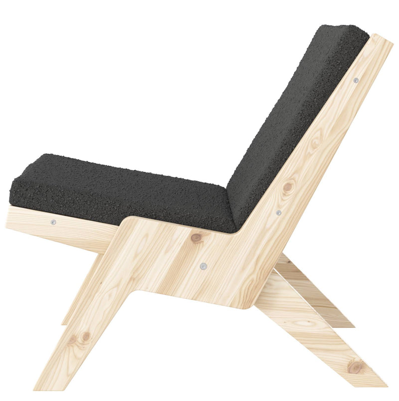 Design Sessel SWAY Lounge Chair klappbar Kiefer unbehandelt von Karup