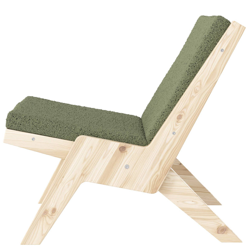 Design Sessel SWAY Lounge Chair klappbar Kiefer unbehandelt von Karup