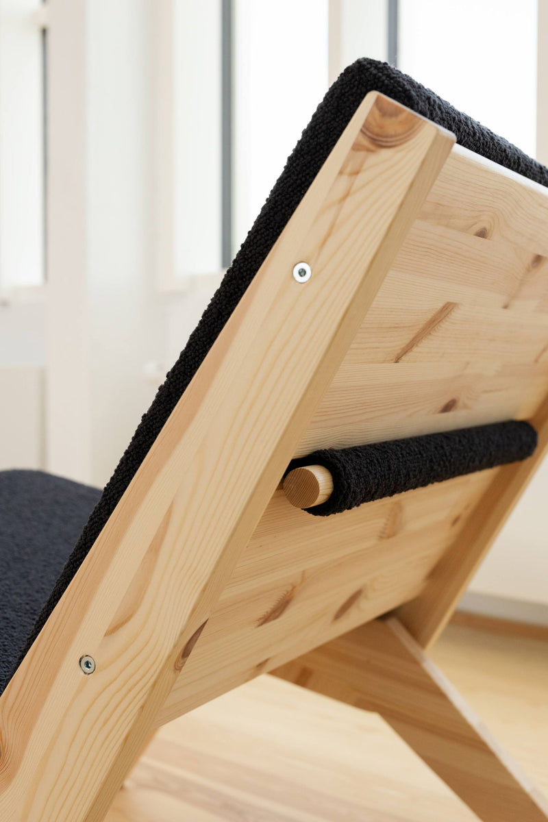 Design Sessel SWAY Lounge Chair klappbar Kiefer unbehandelt von Karup