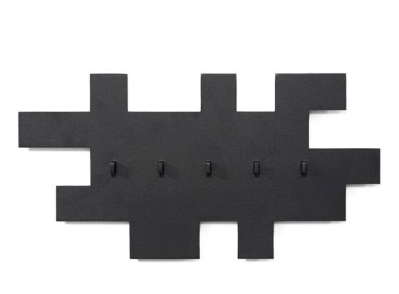 Garderobe TETROMINO Hakenleiste Stahl Skandinavisch von Spinder