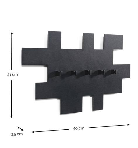 Garderobe TETROMINO Hakenleiste Stahl Skandinavisch von Spinder