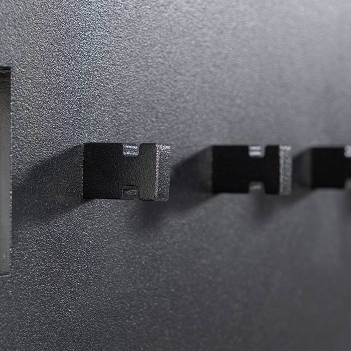 Garderobe TETROMINO Hakenleiste Stahl Skandinavisch von Spinder