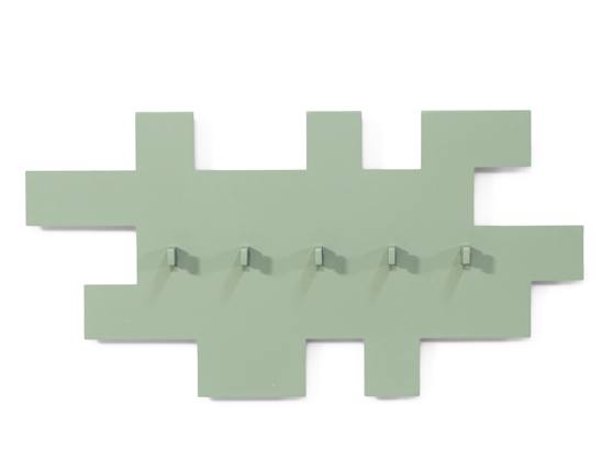 Garderobe TETROMINO Hakenleiste Stahl Skandinavisch von Spinder